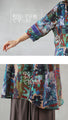 Light sheer oriental print shirt