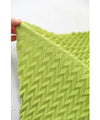 A loose, bouncy zigzag pleated pullover top