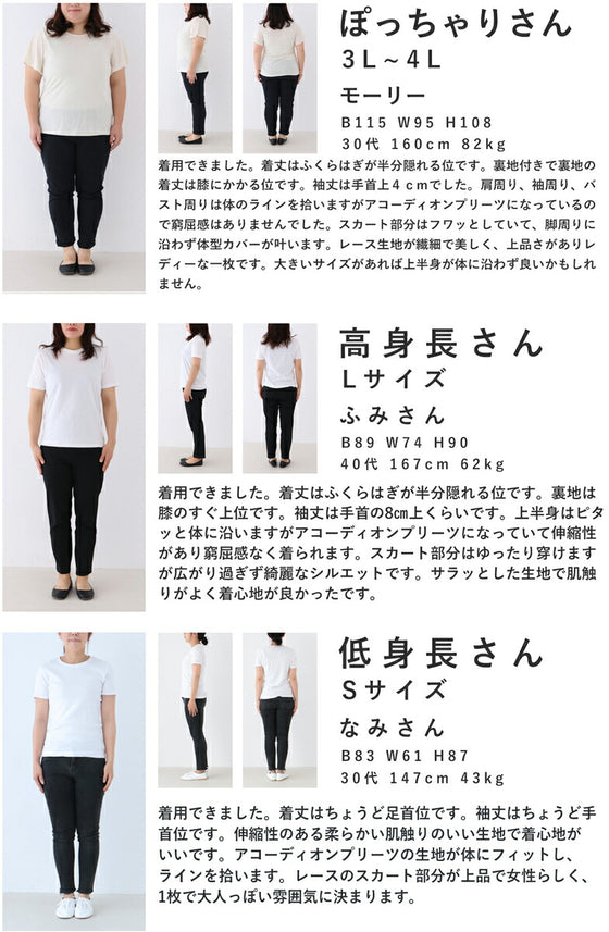 A luxurious, generous lace cache-coeur long dress