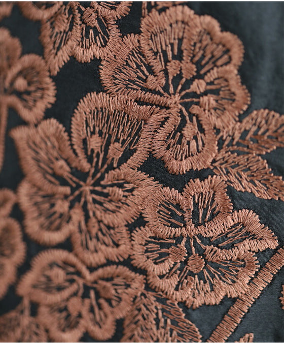 美しい裾刺繍のロングコートアウター – ONE PEACE ONLINE