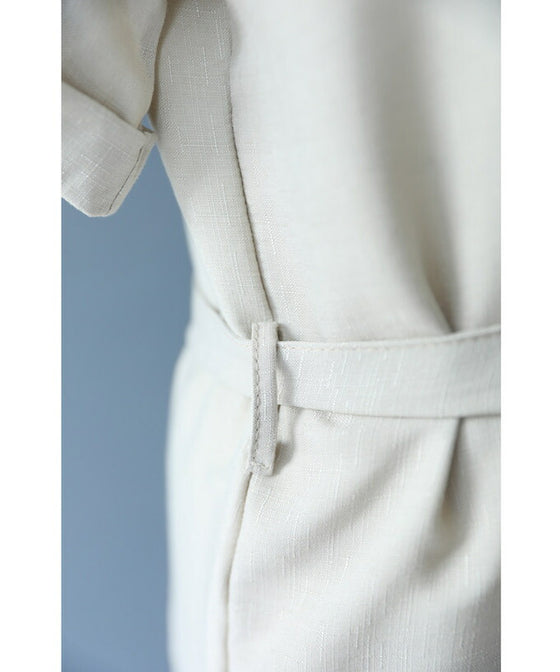 (S-L size) (comes with a string belt) This is a simple pullover top that you can wear in many different ways.