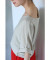 (S-L size) (comes with a string belt) This is a simple pullover top that you can wear in many different ways.