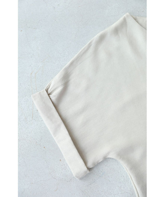 (S-L size) (comes with a string belt) This is a simple pullover top that you can wear in many different ways.