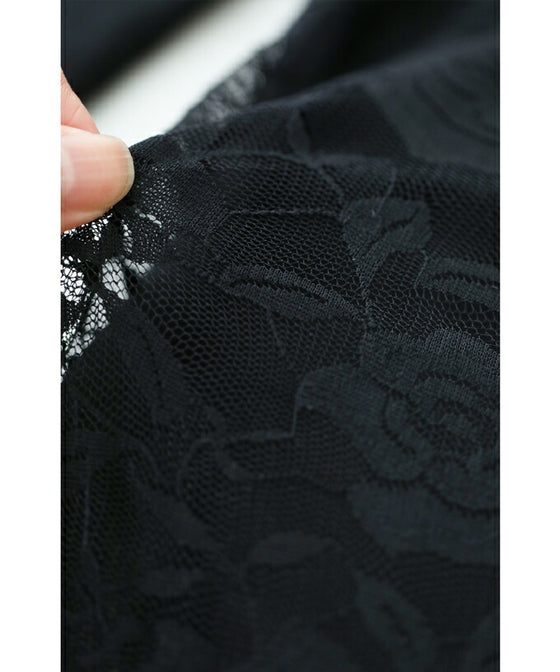 【セール商品返品交換不可】連なる花咲く総レースプルオーバートップス