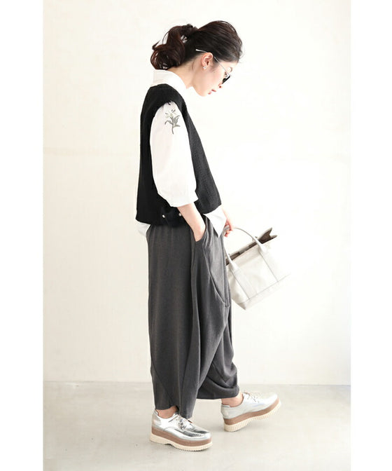 お洒落でゆったり楽ちんなサルエルパンツ