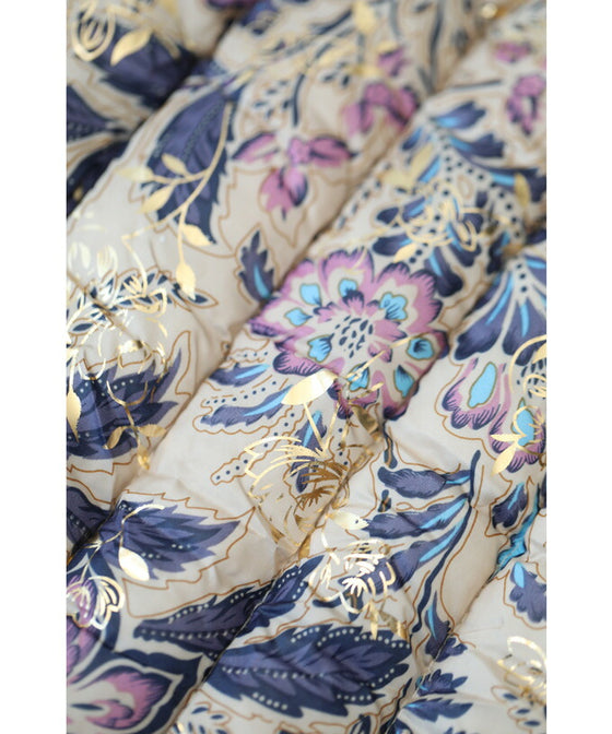 【セール商品返品交換不可】煌めく花々。中綿ベスト