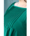 (S~4L size) Beautiful décolleté blouse for plus-sized women 