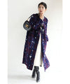 [Sale items cannot be returned or exchanged] Light snow long coat with floating check pattern