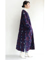 [Sale items cannot be returned or exchanged] Light snow long coat with floating check pattern
