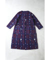 [Sale items cannot be returned or exchanged] Light snow long coat with floating check pattern