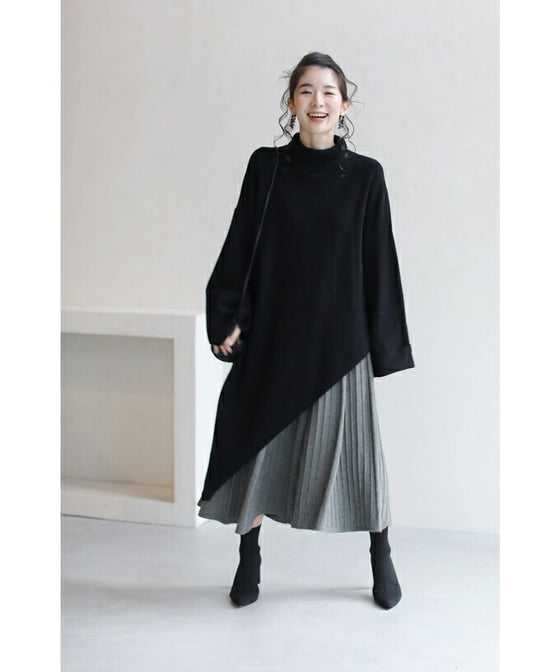 【セール商品返品交換不可】着まわし力抜群。冬の名脇役ニットスカート