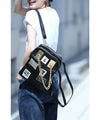 [Sale items cannot be returned or exchanged] Leather-like chain handle 3-way bag