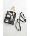 [Sale items cannot be returned or exchanged] Leather-like chain handle 3-way bag
