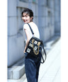 [Sale items cannot be returned or exchanged] Leather-like chain handle 3-way bag