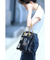 [Sale items cannot be returned or exchanged] Leather-like chain handle 3-way bag