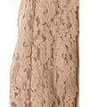 [Sale items cannot be returned or exchanged] Pleated skirt decorated with gorgeous side lace