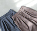 【セール商品返品交換不可】脚のシルエットを拾わない美チェックパンツ