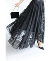 Easy to wear and beautiful. A gorgeous lace midi skirt