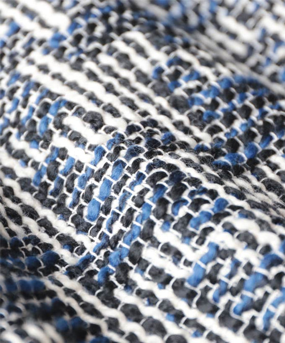 「CAWAII」の自信作。クラシカルなツイード風スカート(ブルー)