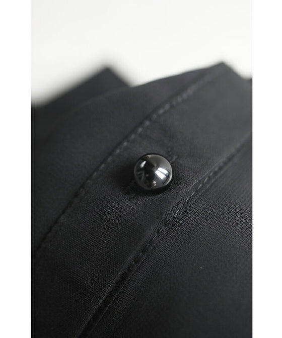 【セール商品返品交換不可】扇型フレアシルエットのシアーブラウストップス