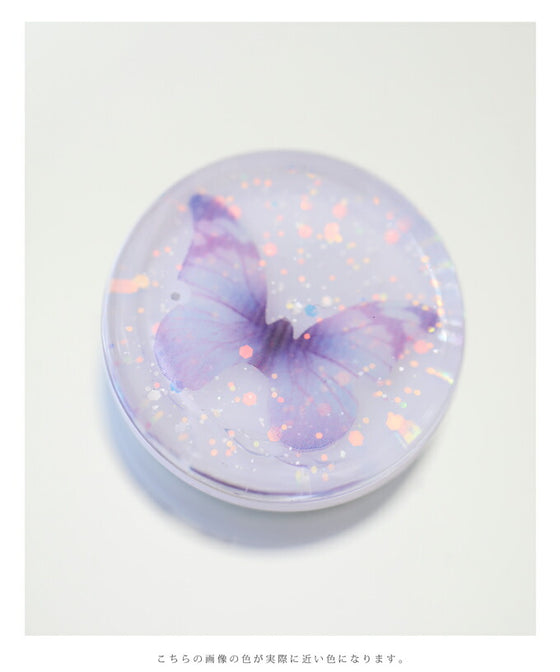[Sale items cannot be returned or exchanged] An elegant butterfly-shaped smartphone accessory to prevent falling. 