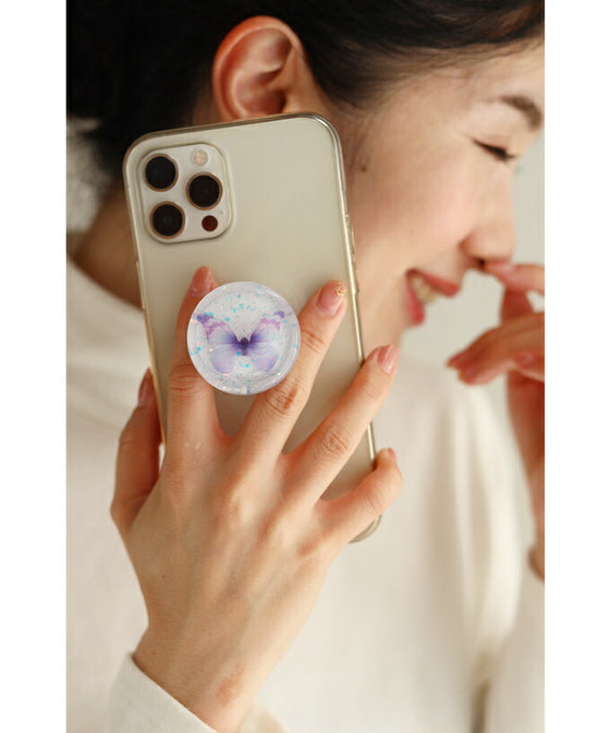 [Sale items cannot be returned or exchanged] An elegant butterfly-shaped smartphone accessory to prevent falling. 