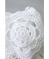 A stylish layered item: knitted lace vest