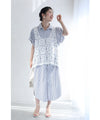 A stylish layered item: knitted lace vest