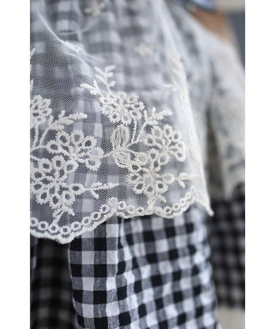 Three-tiered ruffled hem pullover top