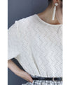 Three-tiered ruffled hem pullover top