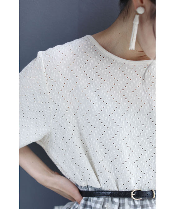 Three-tiered ruffled hem pullover top