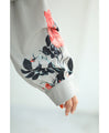 A rose blouse top with an antique feel