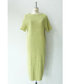 A loose long dress with a poking fabric