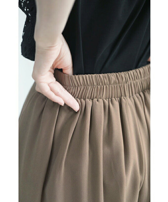 【セール商品返品交換不可】ふわり風を纏う重なるベールワイドパンツ