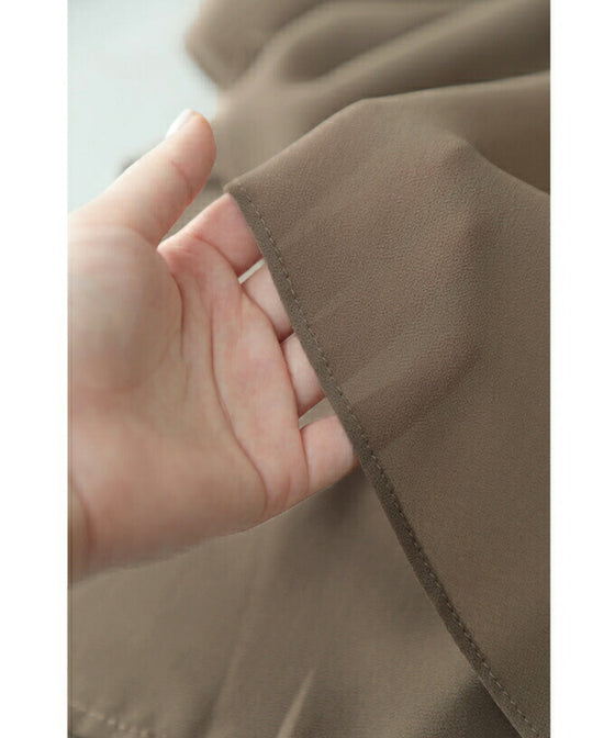 【セール商品返品交換不可】ふわり風を纏う重なるベールワイドパンツ