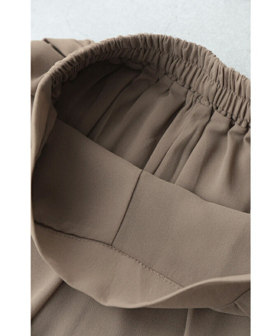 【セール商品返品交換不可】ふわり風を纏う重なるベールワイドパンツ