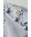 Weeping flower ribbon neck blouse top