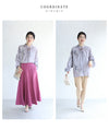 Weeping flower ribbon neck blouse top