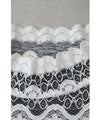 Stretchable border lace cut-and-sew top